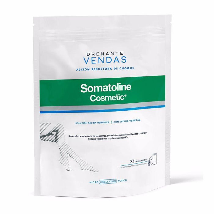 Somatoline Cosmetic Tratamiento Reductor Drenante Vendas Kit Completo Acción Reductora Choque 1 u Somatoline Cosmetic Tratamiento Reductor Drenante Vendas Kit Completo Acción Reductora Choque 1 u