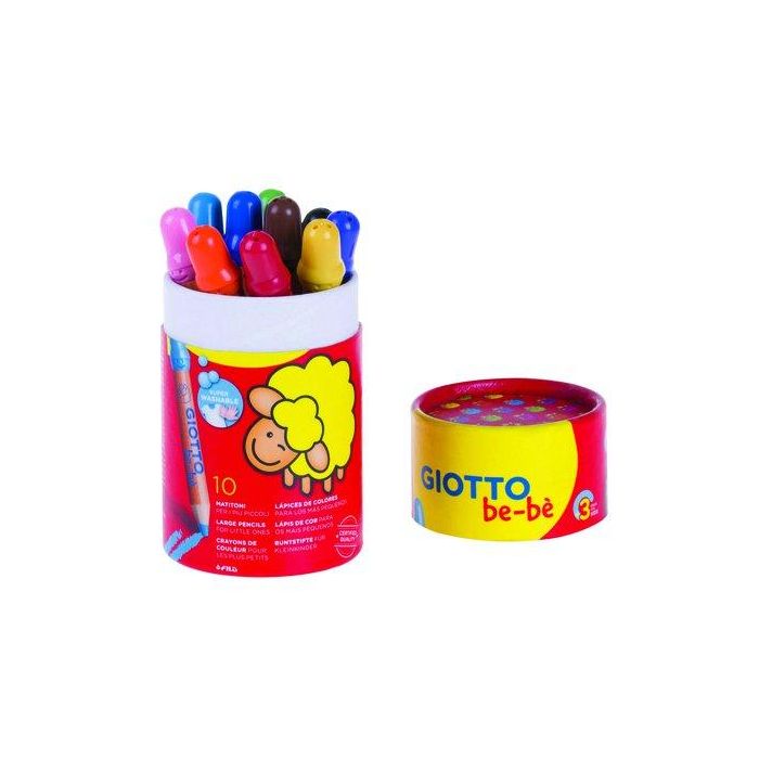 Lapices De Colores Giotto Bebe Super Bote De 10