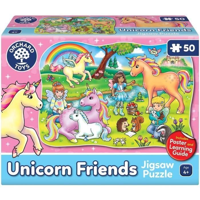 Tus amigos unicornios - Puzzle - HUERTO - 50 p Tus amigos unicornios - Puzzle - HUERTO - 50 p