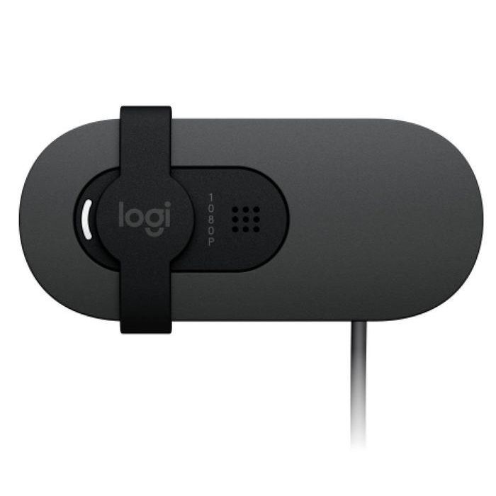 Logitech Brio 100 Webcam Grafito Full HD 1080p 2 MP con Micrófono Integrado y Tapa de Privacidad 4
