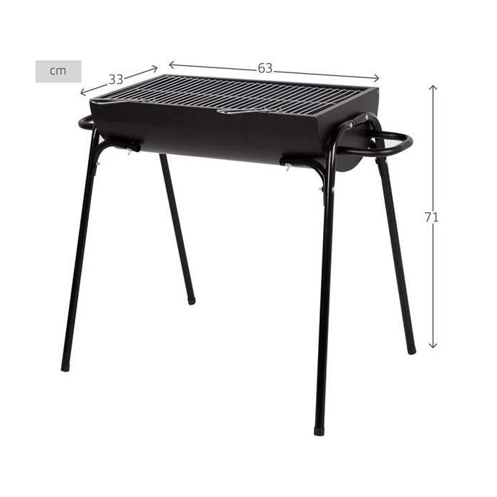 Barbacoa Portátil Aktive Metal Acero Inoxidable 91 x 71 x 33 cm 3