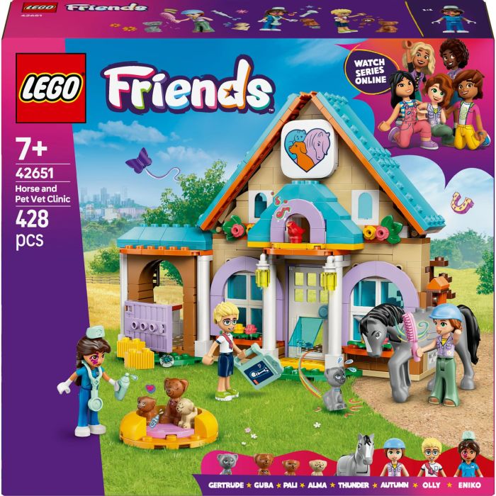 LEGO 42651 Caballo y Clínica Veterinaria de Mascotas LEGO Friends con 3 Minipersonajes, Caballo, 3 Perros y Gata 0 LEGO 42651 Caballo y Clínica Veterinaria de Mascotas LEGO Friends con 3 Minipersonajes, Caballo, 3 Perros y Gata 0