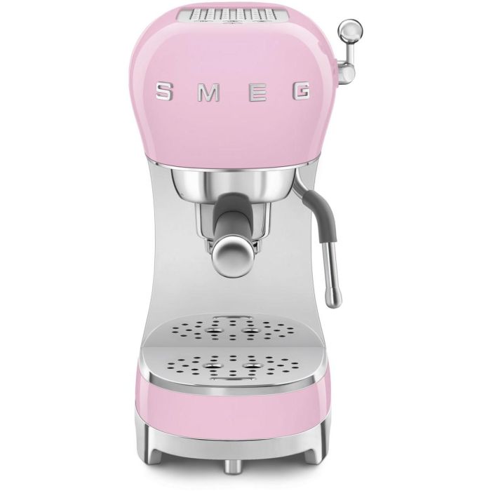 Smeg ECF02PKEU Máquina Espresso Manual 15 bar, 1.1L, Café Molido, Espumador de Leche, Rosa Acero Inoxidable 0 Smeg ECF02PKEU Máquina Espresso Manual 15 bar, 1.1L, Café Molido, Espumador de Leche, Rosa Acero Inoxidable 0