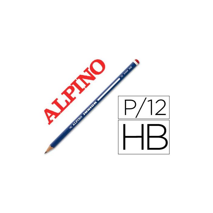 Lapices De Grafito Alpino Junior Unidad