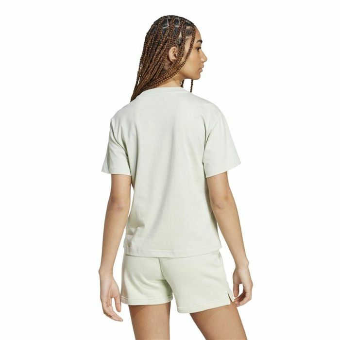 Camiseta de Manga Corta Mujer Adidas Essentials Small Logo Verde 3