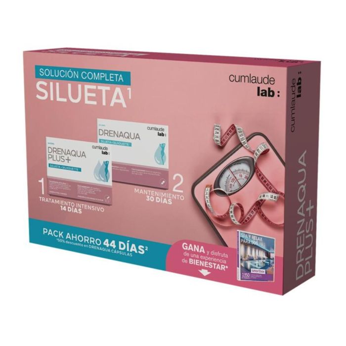 Cumlaude Lab Drenaqua Sticks + Cápsulas Estuche 2 pz para Drenaje y Reducción de Retención de Líquidos