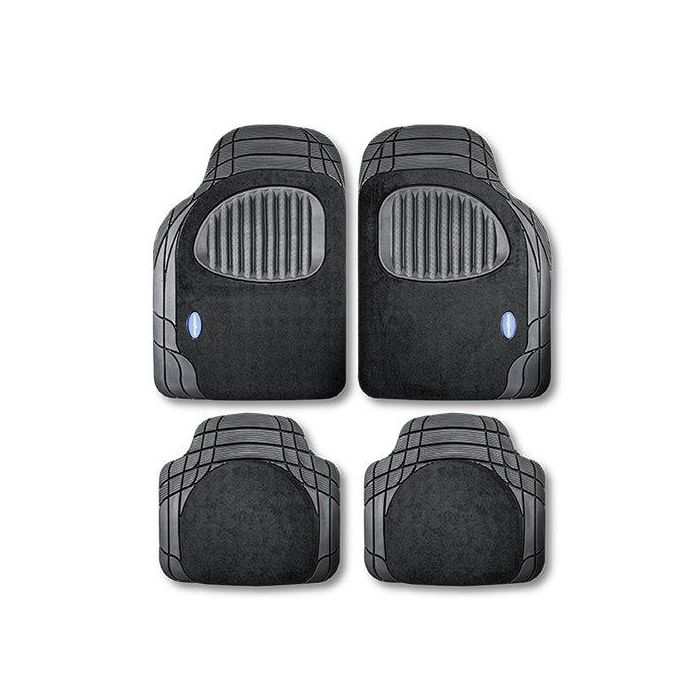 Goodyear Cs4 GOD9024 Alfombra Goma Moqueta Negra Compatible Mercedes Clase E W211/S211 2002-2009 Alta Resistencia Antideslizante