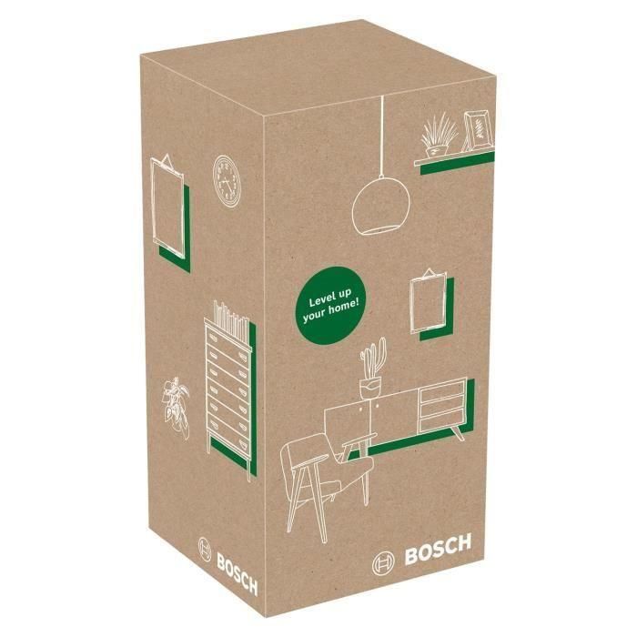 Nivel láser de burbuja Bosch EasyLevel con soporte de pared (línea láser para alineación flexible en paredes y punto láser) 1 Nivel láser de burbuja Bosch EasyLevel con soporte de pared (línea láser para alineación flexible en paredes y punto láser) 1