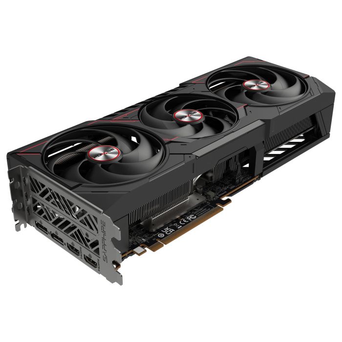 Sapphire RX 9070 XT 16GB GDDR6 3 Fan Tarjeta Gráfica con Refrigeración Tri-X para Gaming 1