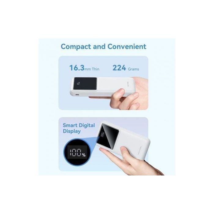 Vention FHKB0 Powerbank 10000mAh 22.5W Carga Rápida Negra | Múltiples puertos USB, USB-C y Micro-USB para dispositivos 4