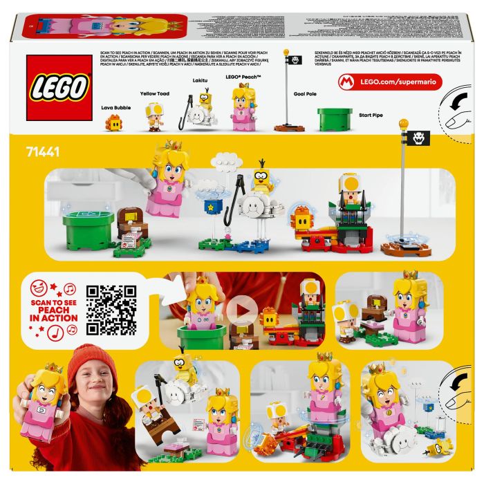 Lego Super Mario 71441 Las Aventuras de Peach Juguete Interactivo