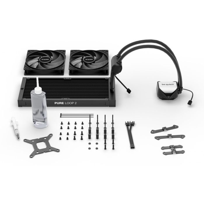be quiet! PURE LOOP 2 280mm - Enfriador Líquido AIO Procesador 2x 14cm Ventilador Negro LGA 1700/AM5/AM4 5