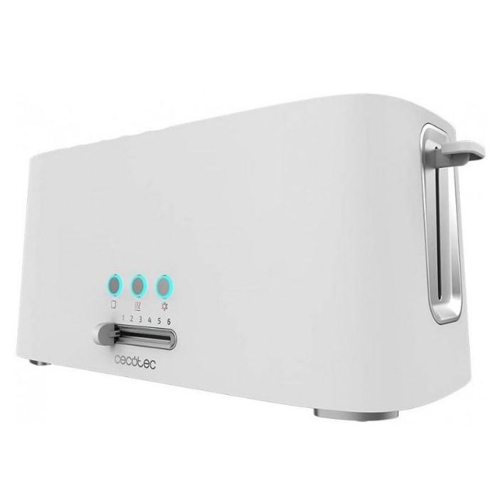 CECOTEC 03190 Tostadora, 4 Rebanadas, 1630 W, Blanco 0 CECOTEC 03190 Tostadora, 4 Rebanadas, 1630 W, Blanco 0