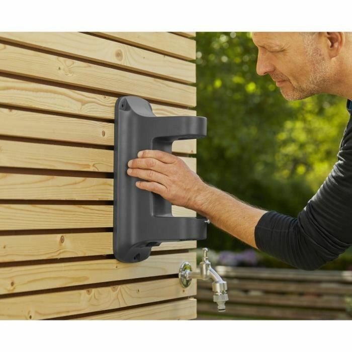 Gardena Enrollador de Manguera Automático de Pared RollUp L 30m, 13mm, Antitorsión, Giro 180°, Borde Blanco, Kit Completo 1 Gardena Enrollador de Manguera Automático de Pared RollUp L 30m, 13mm, Antitorsión, Giro 180°, Borde Blanco, Kit Completo 1