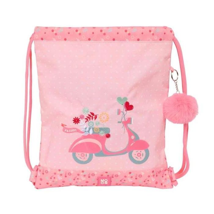 Bolsa Mochila con Cuerdas Moos Passion Multicolor 35 x 40 x 1 cm 0 Bolsa Mochila con Cuerdas Moos Passion Multicolor 35 x 40 x 1 cm 0