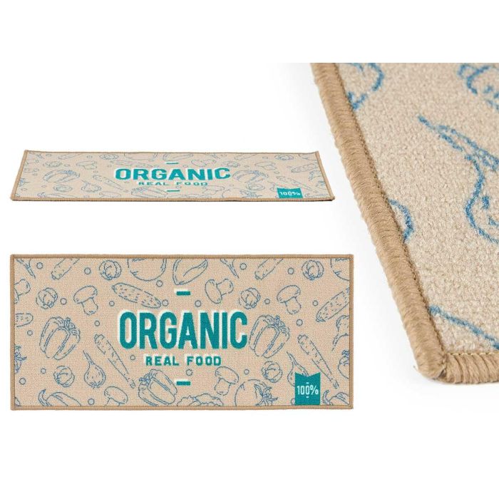 Alfombra Multiusos Organic Kinvara 40x90 cm - Azul, Beige, Verde (24 Unidades) Alfombra Multiusos Organic Kinvara 40x90 cm - Azul, Beige, Verde (24 Unidades)