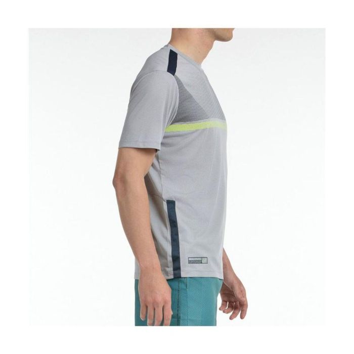 Camiseta de Manga Corta Hombre Bullpadel Bilao Gris claro Pádel 43 1