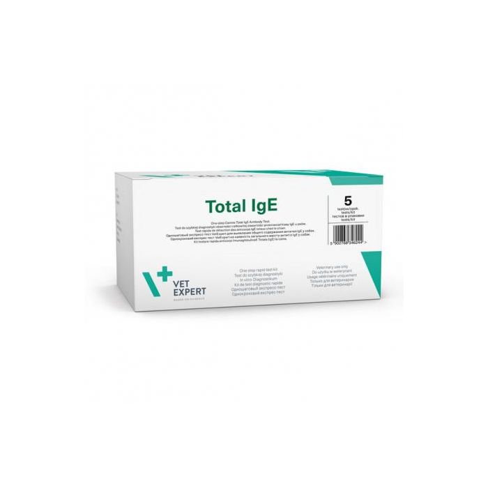 Test Rapid Single Total Ige Ab 5 para Detección de Anticuerpos IgE - Alta Sensibilidad 97.1% Test Rapid Single Total Ige Ab 5 para Detección de Anticuerpos IgE - Alta Sensibilidad 97.1%