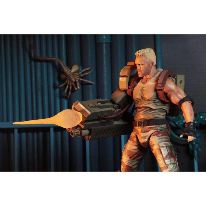 NECA Figuras Alien vs Predator articuladas 18cm Dutch & Lin Arcade