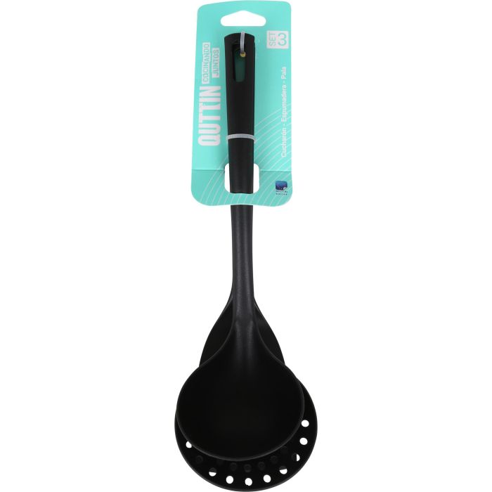 Set 3 Utensilios de Cocina Nylon Quttin Negro (20 Cajas) 1 Set 3 Utensilios de Cocina Nylon Quttin Negro (20 Cajas) 1
