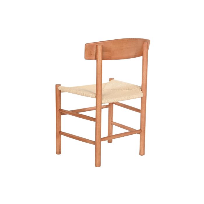 DKD Home Decor Silla Horeca Marron de Olmo y Fibra 76 cm Alto, 48 cm Ancho, 40 cm Profundidad, Asiento 45 cm 4 DKD Home Decor Silla Horeca Marron de Olmo y Fibra 76 cm Alto, 48 cm Ancho, 40 cm Profundidad, Asiento 45 cm 4