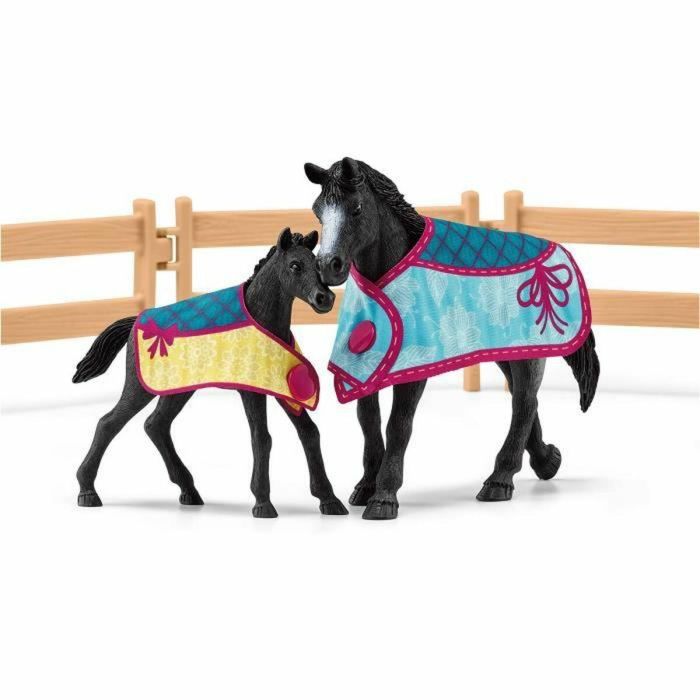 Schleich - Caja de caballos con yegua y potro - 42611 - Rango: Horse Club 1