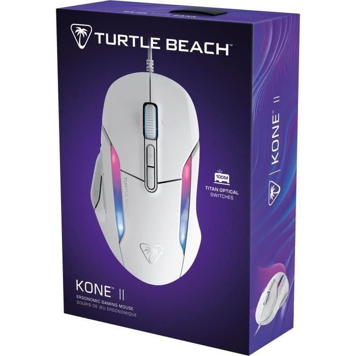 Turtle Beach TUR0731855710034 Ratón Inalámbrico para Juegos Kone™ II Ultraligero Blanco 26.000 DPI 23 Funciones Personalizables 5