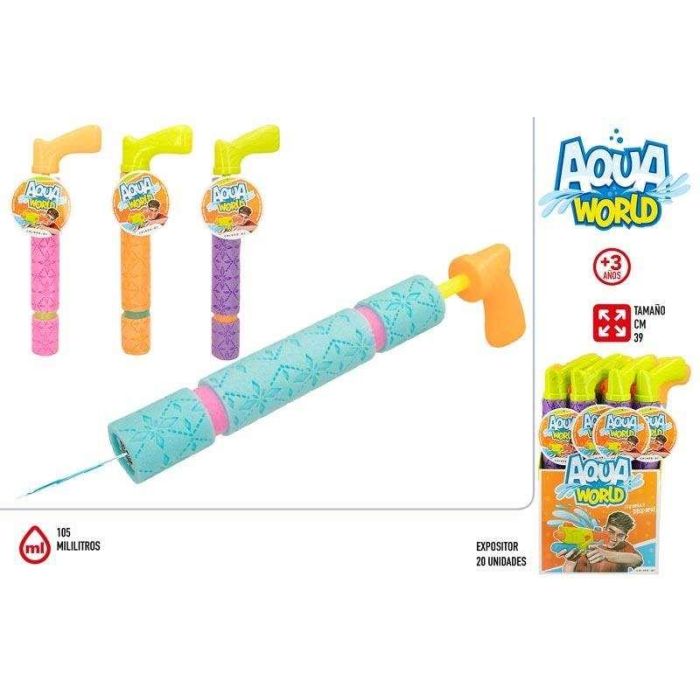 Lanzador de agua aqua world 40cm - modelos surtidos 1 Lanzador de agua aqua world 40cm - modelos surtidos 1