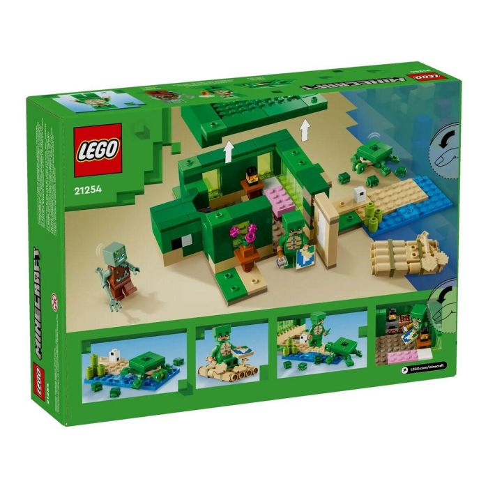 Playset Lego 21254 Minecraft Turtle Beach House 9