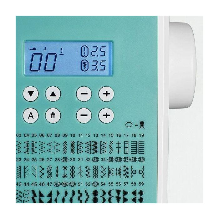 Máquina de coser digital - MEDION - SD 36 - 38W - 270 puntadas - 700 rpm - LED - Turquesa 5 Máquina de coser digital - MEDION - SD 36 - 38W - 270 puntadas - 700 rpm - LED - Turquesa 5