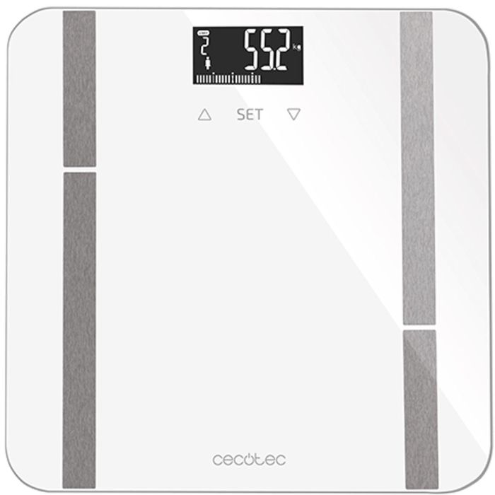 Cecotec Surface Precision 9400 Full Healthy Báscula Baño Bioimpedancia Digital Inteligente 10 Parámetros 180kg Cristal Templado Blanco Cecotec Surface Precision 9400 Full Healthy Báscula Baño Bioimpedancia Digital Inteligente 10 Parámetros 180kg Cristal Templado Blanco