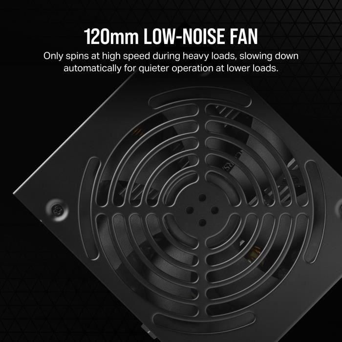 Fuente de Alimentación Corsair CX650/ 650W/ Ventilador 12cm/ 80 Plus Bronze 4