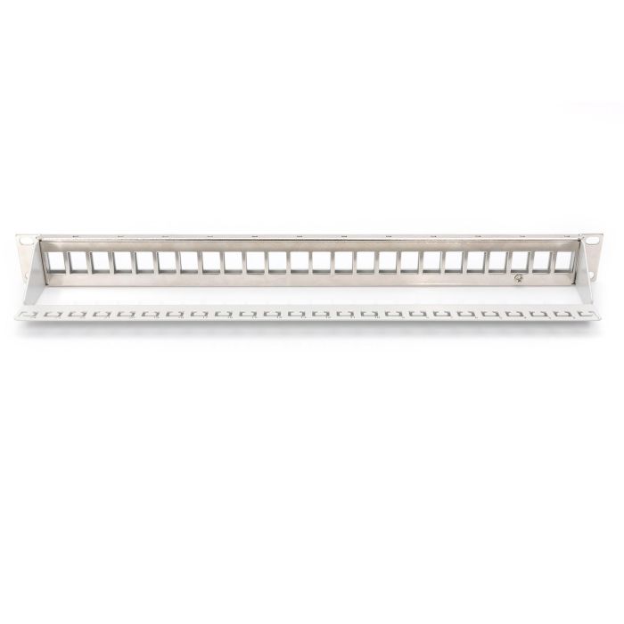 DIGITUS Patchpanel 1HE 24-Port Modular grau transp.-Beschri. 2 DIGITUS Patchpanel 1HE 24-Port Modular grau transp.-Beschri. 2