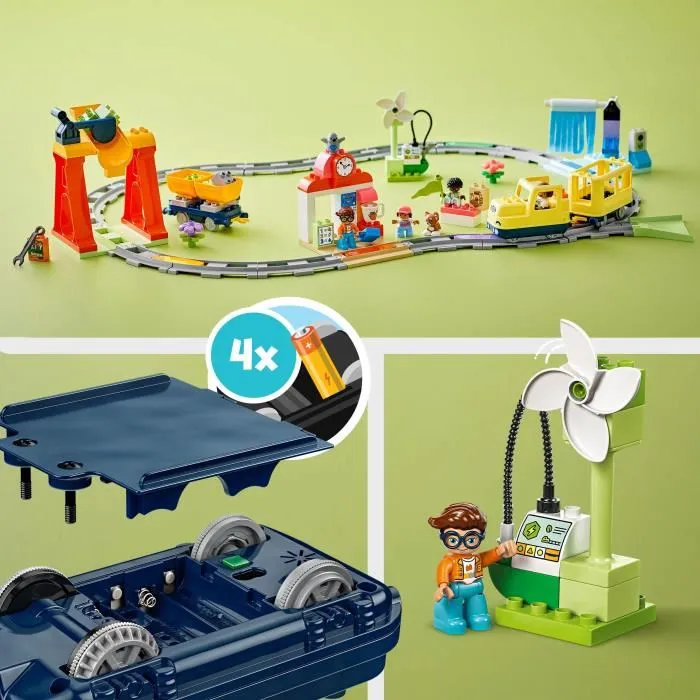 Lego 10428 El gran tren comunitario interactivo DUPLO My Town - Juguetes de aprendizaje temprano 3 años 2