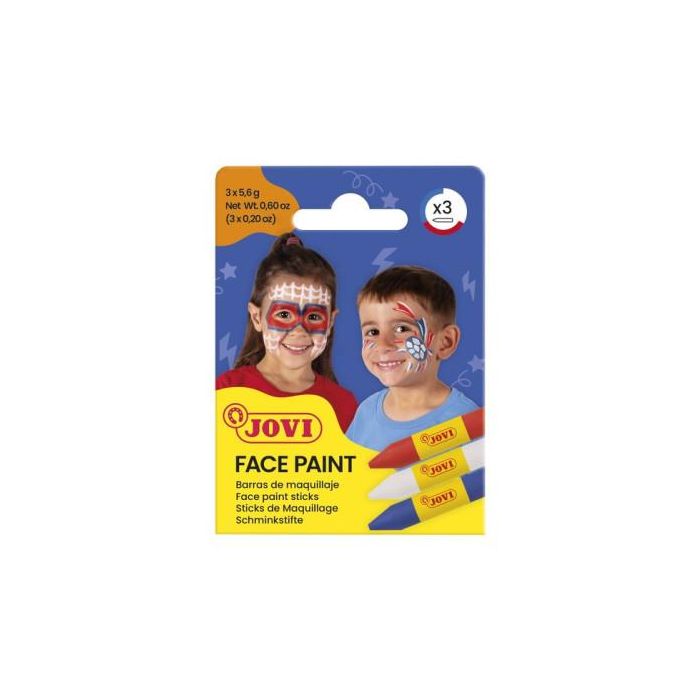 Set Maquillaje Face Paint Estuche de 3 Barras Adventure Jovi 175AD