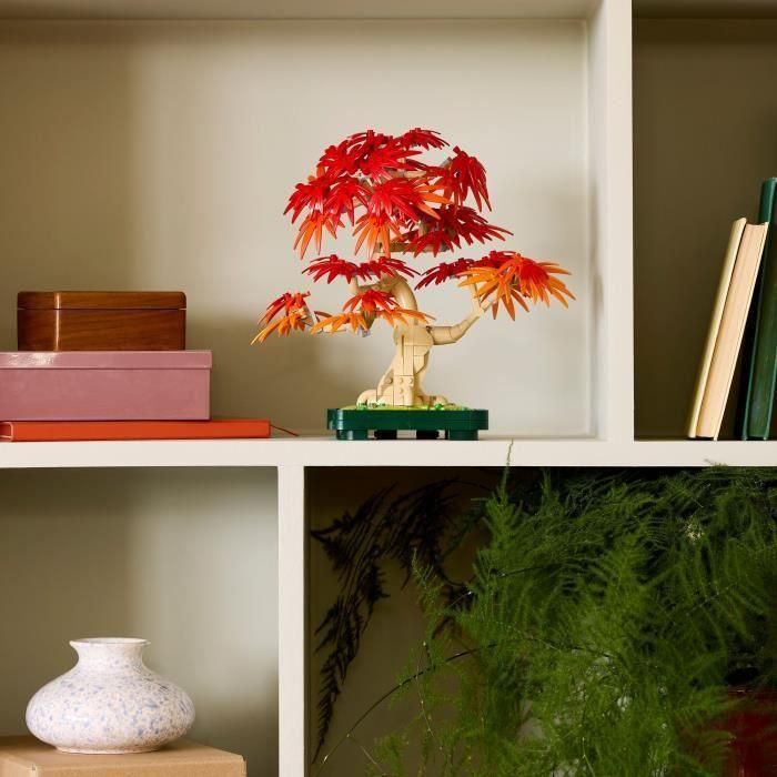 LEGO Bonsái de Arce Rojo Japonés Kit de Construcción para Adultos 474 Piezas Colección Botanicals Decoración Hogar Oficina Planta Eterna 2 LEGO Bonsái de Arce Rojo Japonés Kit de Construcción para Adultos 474 Piezas Colección Botanicals Decoración Hogar Oficina Planta Eterna 2