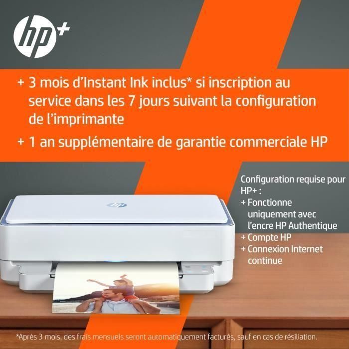 Impresora Todo-en-Uno HP Color Inkjet - Envy 6010e - Ideal para creativos - 6 meses de Instant Ink incluidos con HP + 4