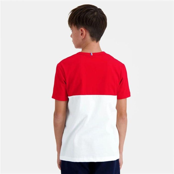 Camiseta de Manga Corta Niño Le coq sportif N°2 Tricolore Blanco 1
