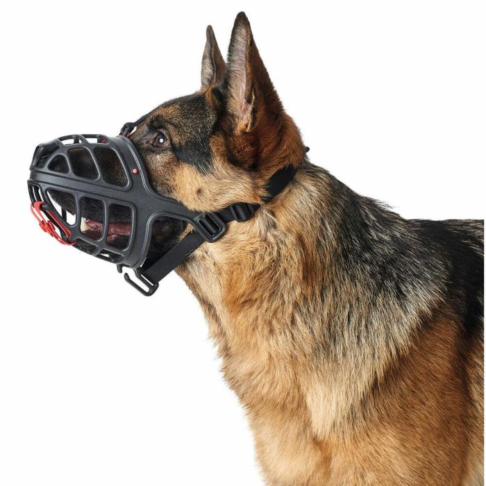 Hunter Bozal Albury 3, Protección Anti-Cebos Envenenados Removible, Plástico Acolchado, Medidas A:6.3 B:21.5 C:62cm, Negro para Perro 9 Hunter Bozal Albury 3, Protección Anti-Cebos Envenenados Removible, Plástico Acolchado, Medidas A:6.3 B:21.5 C:62cm, Negro para Perro 9