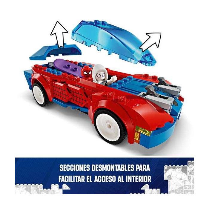 Juego de construccion coche de carreras de spider-man y duende verde venomizado lego marvel 12 Juego de construccion coche de carreras de spider-man y duende verde venomizado lego marvel 12