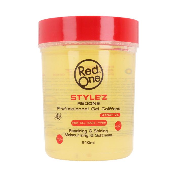 Red One Gel fijador Professional Hair con aceite de argán y vitaminas extra fuerte 910 ml