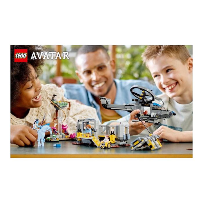 LEGO 75574 Avatar Montañas Flotantes: Sector 26 y Samson de la RDA, Juego de Construcción, 887 Piezas, a Partir de 9 Años