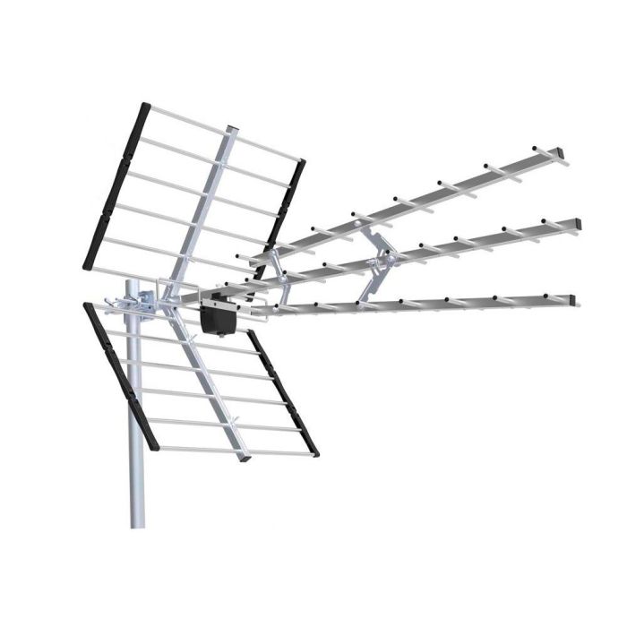 Edm Antena UHF TV Profesional 470-694 MHz, 27 Elementos, 9-15dBi, 1020mm, 75 Ohm