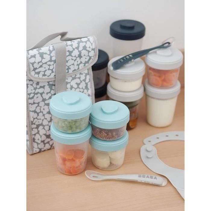 BEABA Set 2a edad clip 8 porciones - (4x150ml + 4x250ml) 4 BEABA Set 2a edad clip 8 porciones - (4x150ml + 4x250ml) 4