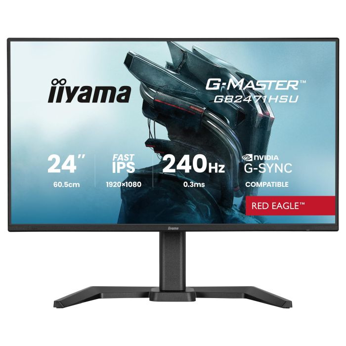iiyama GB2471HSU-B1 Monitor Gaming 23.8" FHD Fast IPS 0.3ms MPRT 240 Hz USB-C Negro 0 iiyama GB2471HSU-B1 Monitor Gaming 23.8" FHD Fast IPS 0.3ms MPRT 240 Hz USB-C Negro 0