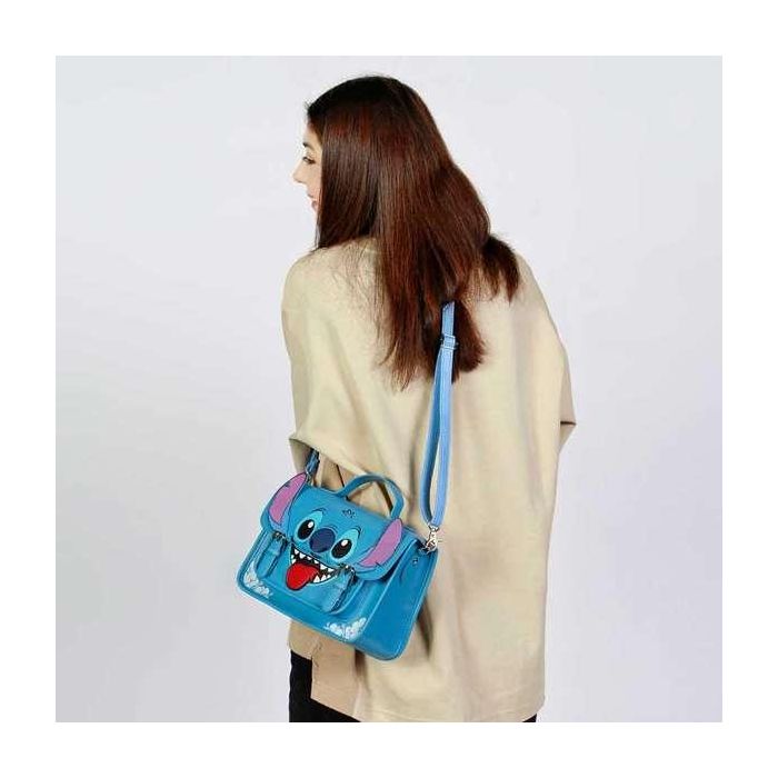 Karactermania Bolso-Mochila Satchel Lilo y Stitch Tongue Azul 27 x 11,5 x 20 cm 8