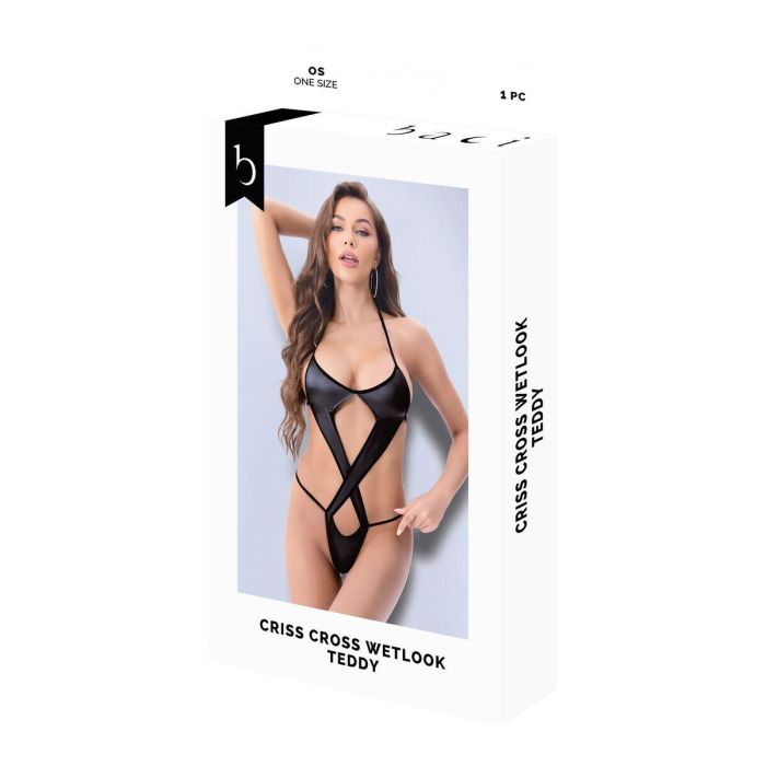 Body Baci Lingerie Negro Talla única