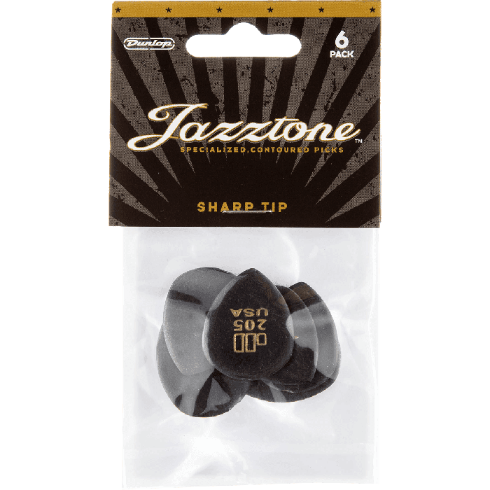 DUNLOP Pack 6 Púas Jazztone Sharp Tip Dunlop