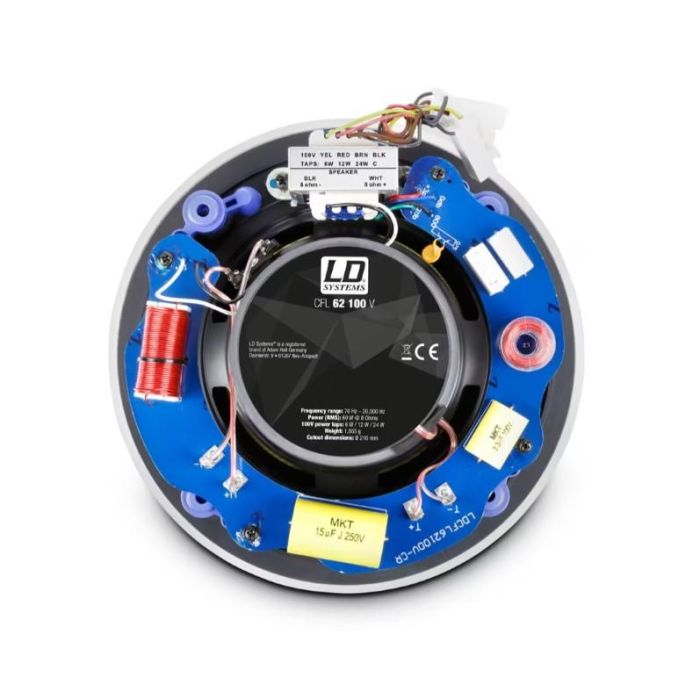 LD Systems Integration Serie Contractor (LDCFL62100V) 6.5" Frameless 2-Way In-Wall Speaker 100 V Warranty 2 Years (Pu6) 2 LD Systems Integration Serie Contractor (LDCFL62100V) 6.5" Frameless 2-Way In-Wall Speaker 100 V Warranty 2 Years (Pu6) 2
