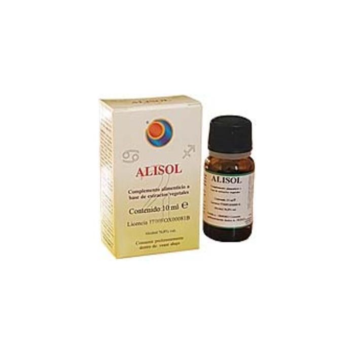 Herboplanet Alisol Gotas Perlinguales 10ml para Aerofagia, Flatulencia, Dispepsia, Espasmos Gastrointestinales y Meteorismo